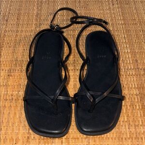 Joie Elegant Black Strappy Sandals